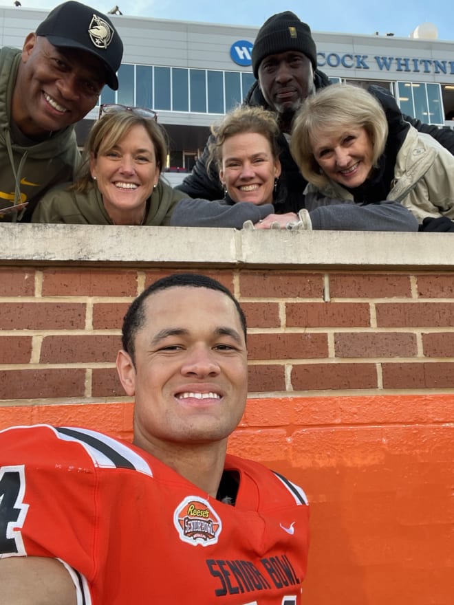 Andre and his family were all smiles at the Senior Bowl and the smiles continued today as he NFL journey continues!