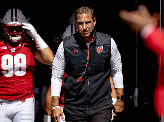 Wisconsin head coach Luke Fickell.