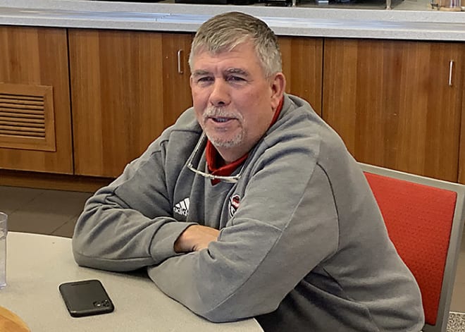 NC State defensive line coach Charley Wiles was previously at Virginia Tech from 1996-2019.