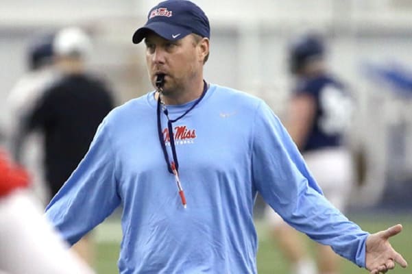 Ole Miss coach Hugh Freeze will lead his team into the start of spring practices on Tuesday. The Rebels wrap up spring drills on April 8.