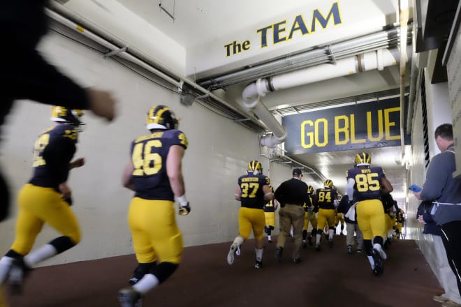 Michigan Wolverines football tunnel