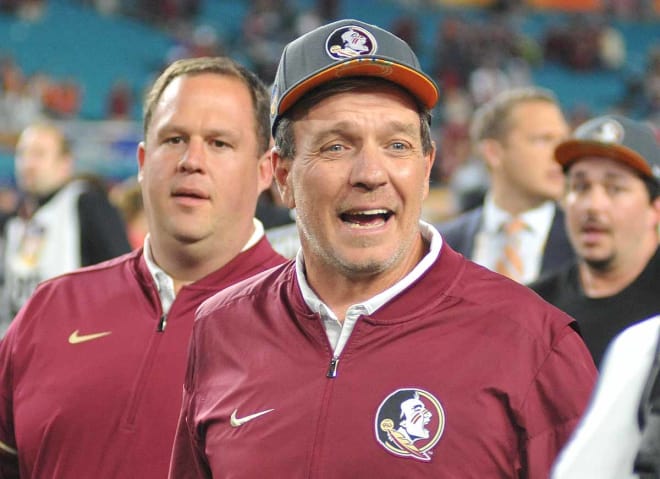 Jimbo Fisher, who grew up in Clarksburg, West Virginia, will coach against West Virginia in the 2020 Chick-fli-A Kickoff Game.