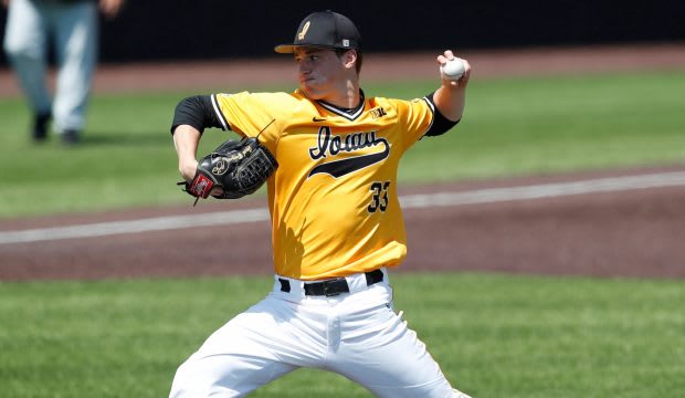Jack Dreyer is expected to lead Iowa's pitching rotation.