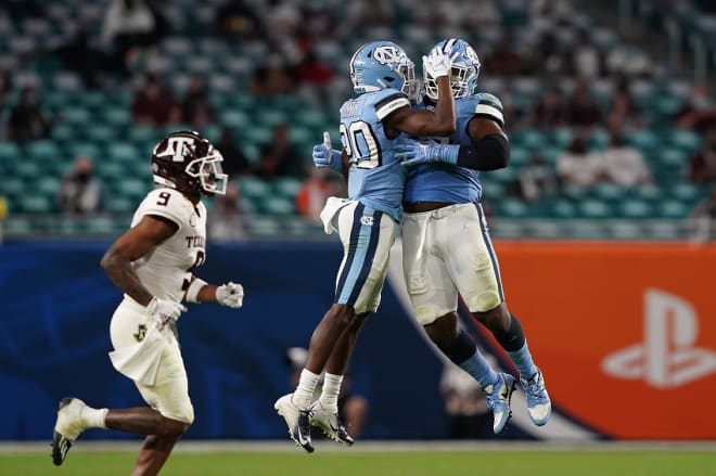 Grimes' play in the Orange Bowl had him and the rest of the Heels excited. 