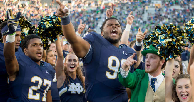 Defensive tackle Jerry Tillery (99) and cornerback Julian Love (27) entered the next chapter of their football careers this weekend.