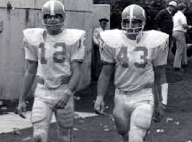 John Bunting (43) was terrific at UNC, played a decade in the NFL and later led UNC to its only wins over top five teams