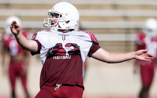 Troy punter Jack Martin announced his transfer to Alabama on Saturday.