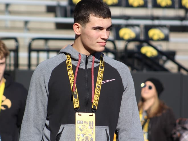 Four-star tight end from West Chester, Ohio, Luka Gilbert received an offer from Iowa on Saturday.