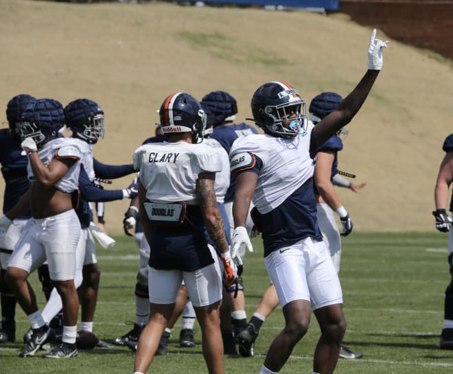 Antonio Clary and Anthony Johnson are two pieces of what UVa hopes is a deeper secondary.