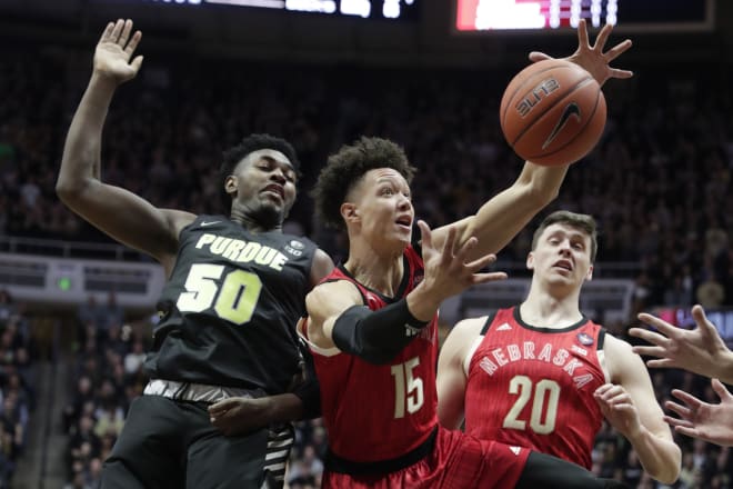 Nebraska played one of its most complete games in weeks, but it wasn't nearly enough to upset No. 15 Purdue on Saturday night.