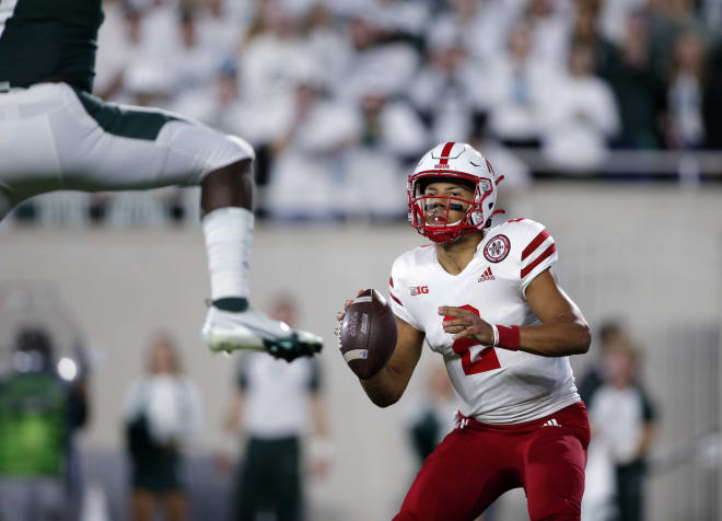 Adrian Martinez wasn't perfect, but he was once again Nebraska's only chance on offense.