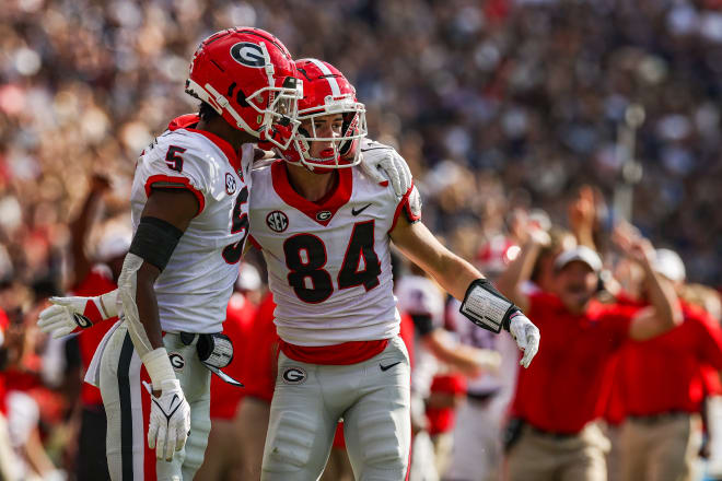 Kelee Ringo and Ladd McConkey were both named to the SEC All-Freshman Team Thursday.