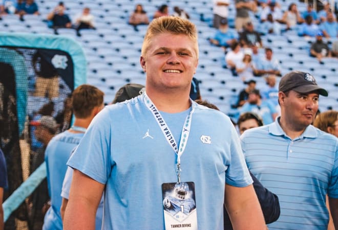 Tanner Bivins has been to UNC several times, and the Miami game was by far the most he's enjoyed Chapel Hill.