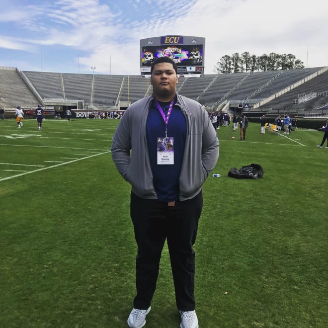 Dudley defensive lineman Luis Duarte gets a late offer from ECU and sat down with PI to talk about it.