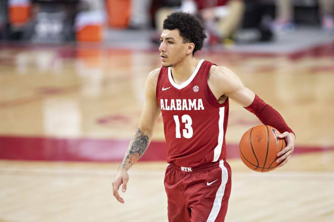 Alabama basketball guard Jahvon Quinerly. Photo | Getty Images 