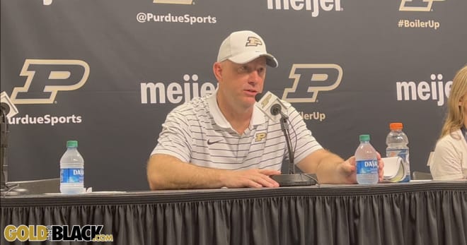 Purdue coach Jeff Brohm