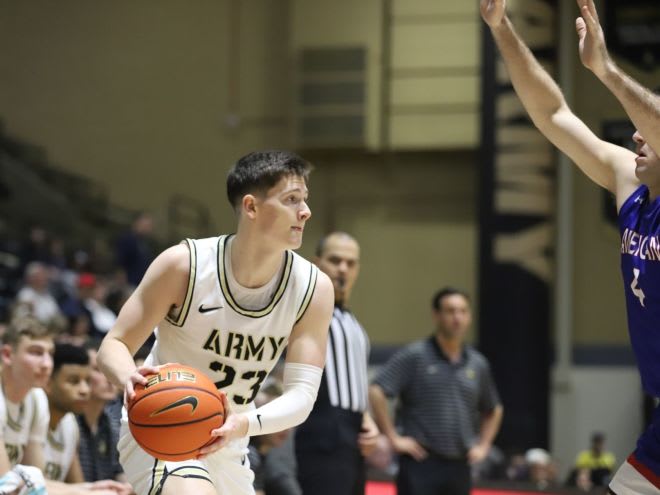 Army hands American its first conference loss, 72-60 - GoBlackKnights