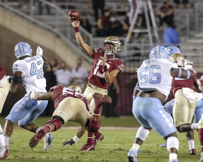 FSU (1-4) takes on North Carolina for the 21st time in program history. The Seminoles are 16-3-1 all-time in the series, including a 31-28 win last year.