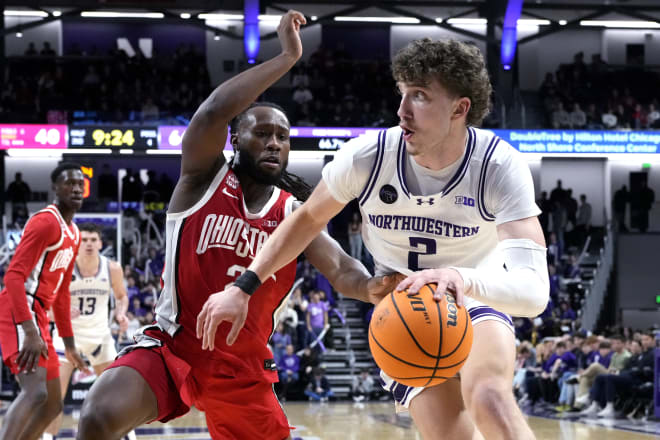 Martinelli was one of six Wildcats to score in double figures in Northwestern's 83-58 win over the Buckeyes.