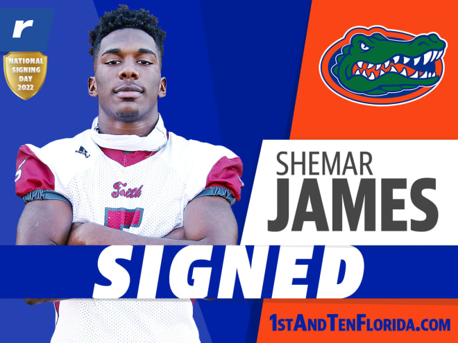 Shemar James signs with the Florida Gators