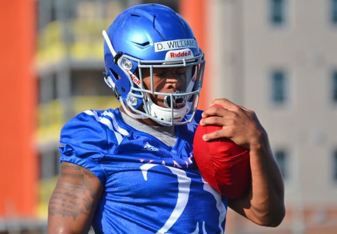Williams a true freshman will see the field according to Beaty