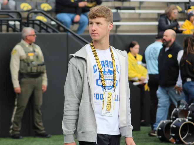 2025 QB Jimmy Sullivan took a visit to Iowa last weekend and received an offer. 