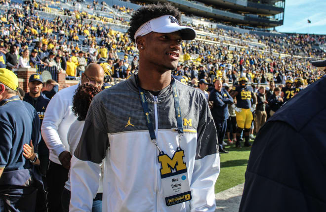 Four-star wide receiver Nico Collins ended up picking Michigan after all.