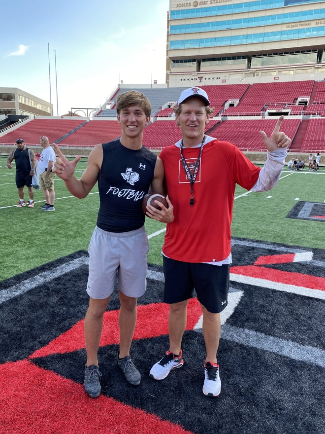 Dripping Springs 2023 QB Austin Novosad is the first 2023 QB offer from Sonny Cumbie and TTU