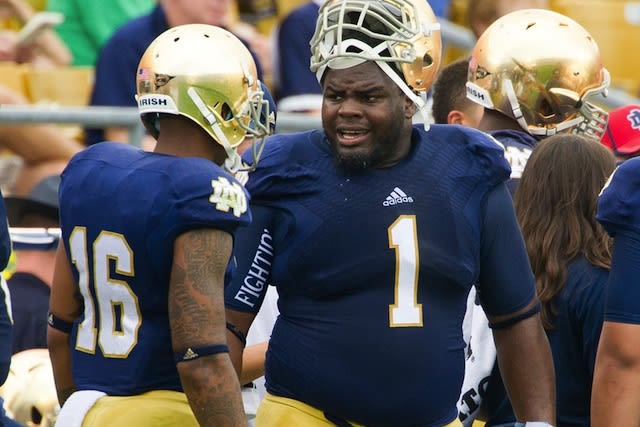 Former Notre Dame Fighting Irish football nose tackle Louis Nix III