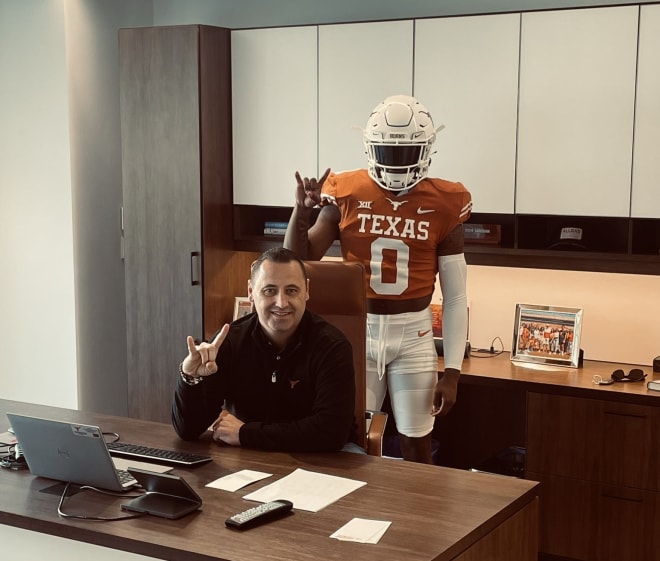 2024 ATH Aeryn Hampton on recent visit to Texas.