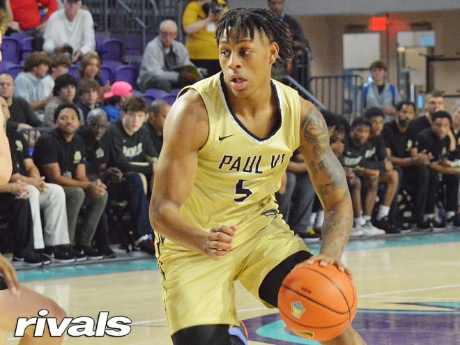 Paul VI standout DeShawn Harris-Smith led his team to to a VISAA State Championship and is the Gatorade Virginia Boys Basketball Player of the Year for 2022-23