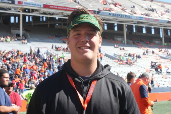 Keegan, a 6-6 and 290-pounder from Crystal Lake (Ill.) High, grew up a Notre Dame fan. 