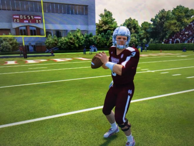 Virtual K.J. Costello (3) fits in perfectly in Mike Leach's system.