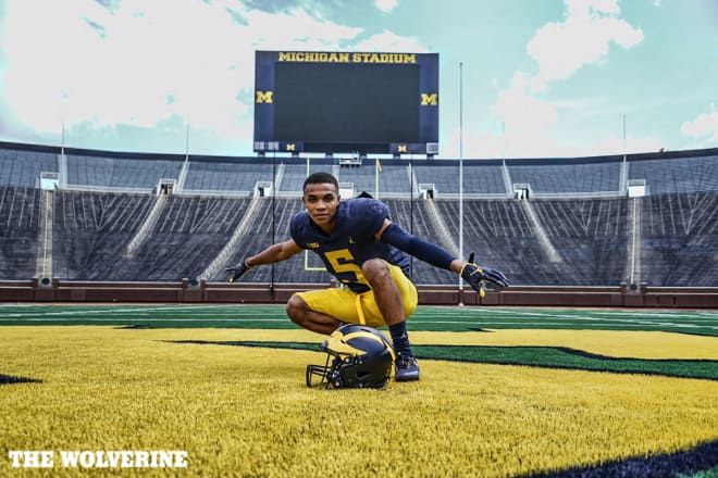 Two-star wide receiver Quintel Kent committed to Michigan today after initially impressing the coaches in person in June.