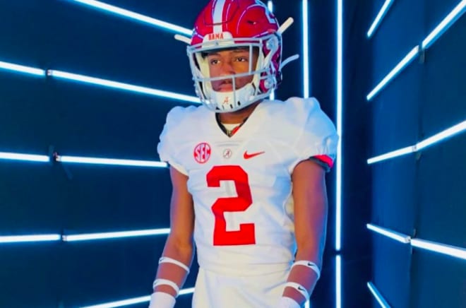 2024 Rivals100 DB Tavoy Feagin visited Alabama this weekend.