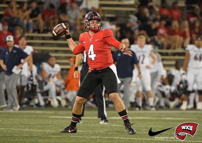 Bailey Zappe has exceeded expectations since becoming WKU's quarterback. 