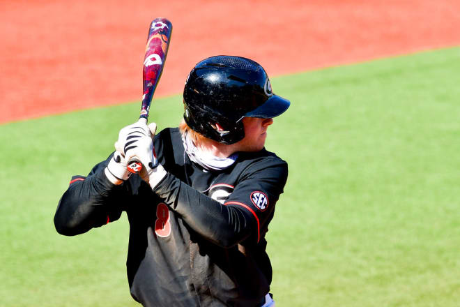 Parks Harber drove in a career-high four runs to lead Georgia to a 12-3 rout of Georgia Tech.
