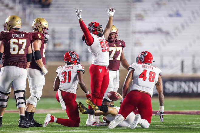 Senior defensive end Daniel Joseph and NC State had a lot to celebrate in the second half.