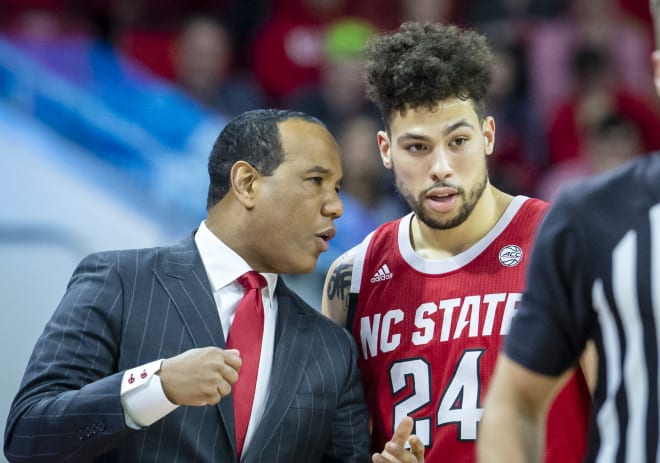 NC State Wolfpack basketball coach Kevin Keatts