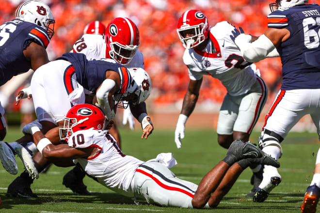 Georgia defeated Auburn last season on the road, 27-20, but failed to cover for the first time in seven tries against the Tigers.