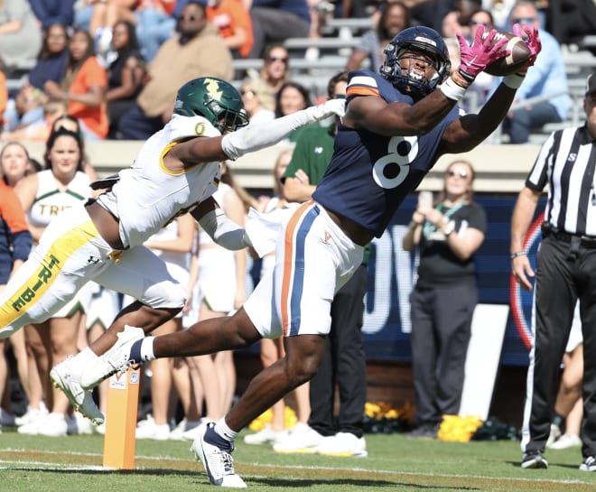 UVa brought in several key transfers to add to returning guys at WR like Malachi Fields.