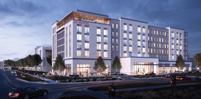 A 155-room Marriott hotel will also be built on Nebraska Innovation Campus complete with a restaurant, rooftop bar and coffee shop.