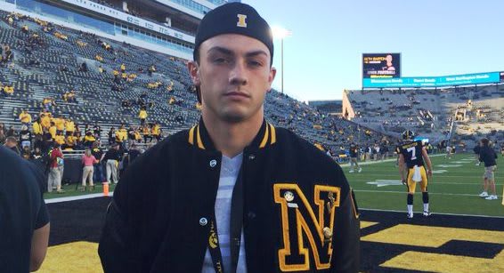 Kade Remsberg visited Iowa in the fall and was back for the Hawkeyes' junior day on Sunday.