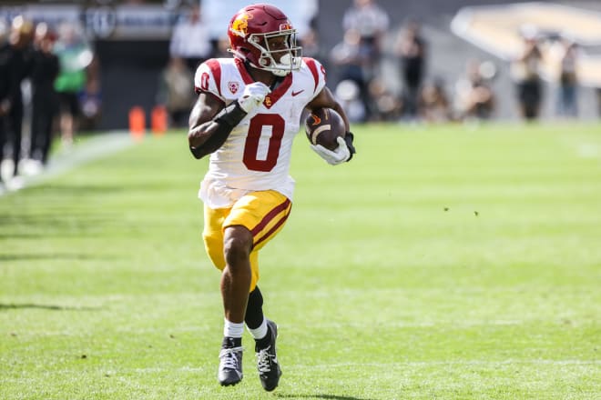 No FBS running back averaging at least 10 carries a game is averaging more yards per attempt than USC's MarShawn Lloyd.