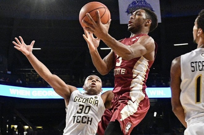 Florida State freshman guard Trent Forrest was one of the few bright spots in his team's loss to Notre Dame on Saturday.