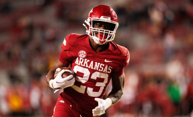 Arkansas RB Isaiah Augustave has entered the transfer portal.