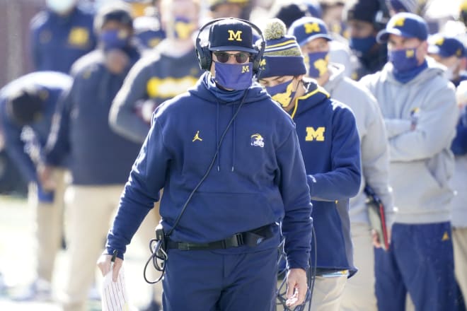 Michigan Wolverines head football coach Jim Harbaugh