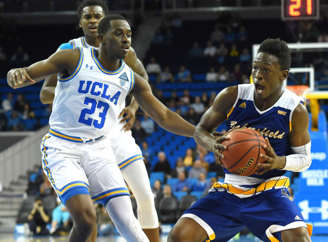 Ole Miss guard Jarkel Joiner, shown here playing for Cal-State Bakersfield against UCLA, is expected to play a big role for the Rebels next season.