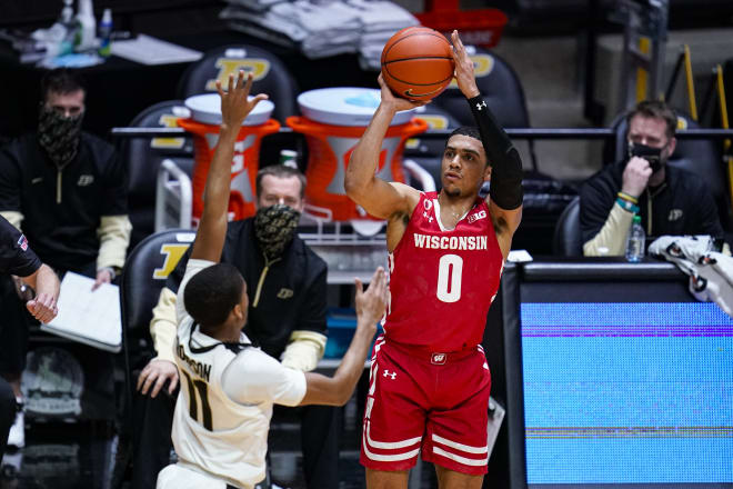 Senior D'Mitrik Trice was a third-team All-Big Ten selection, the only Badgers player honored by the league.