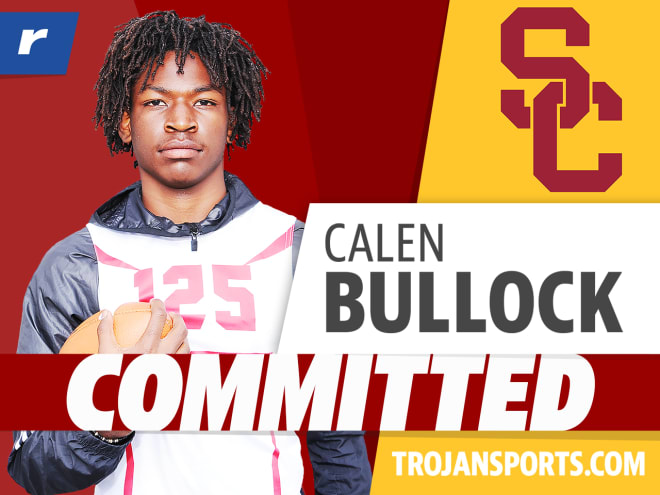 Calen Bullock, a 4-star ATH from Muir HS in Pasadena, committed to USC on Saturday. 